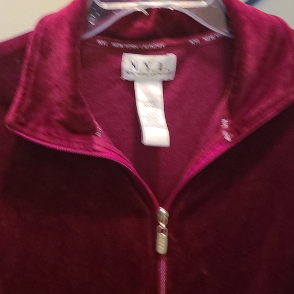 New York Laundry Velour Jacket - Picture 2 of 9